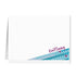 Teal Variegated Yarn Knitting Notecards